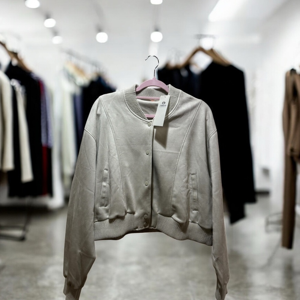 Mono B Off-White Bomber Jacket